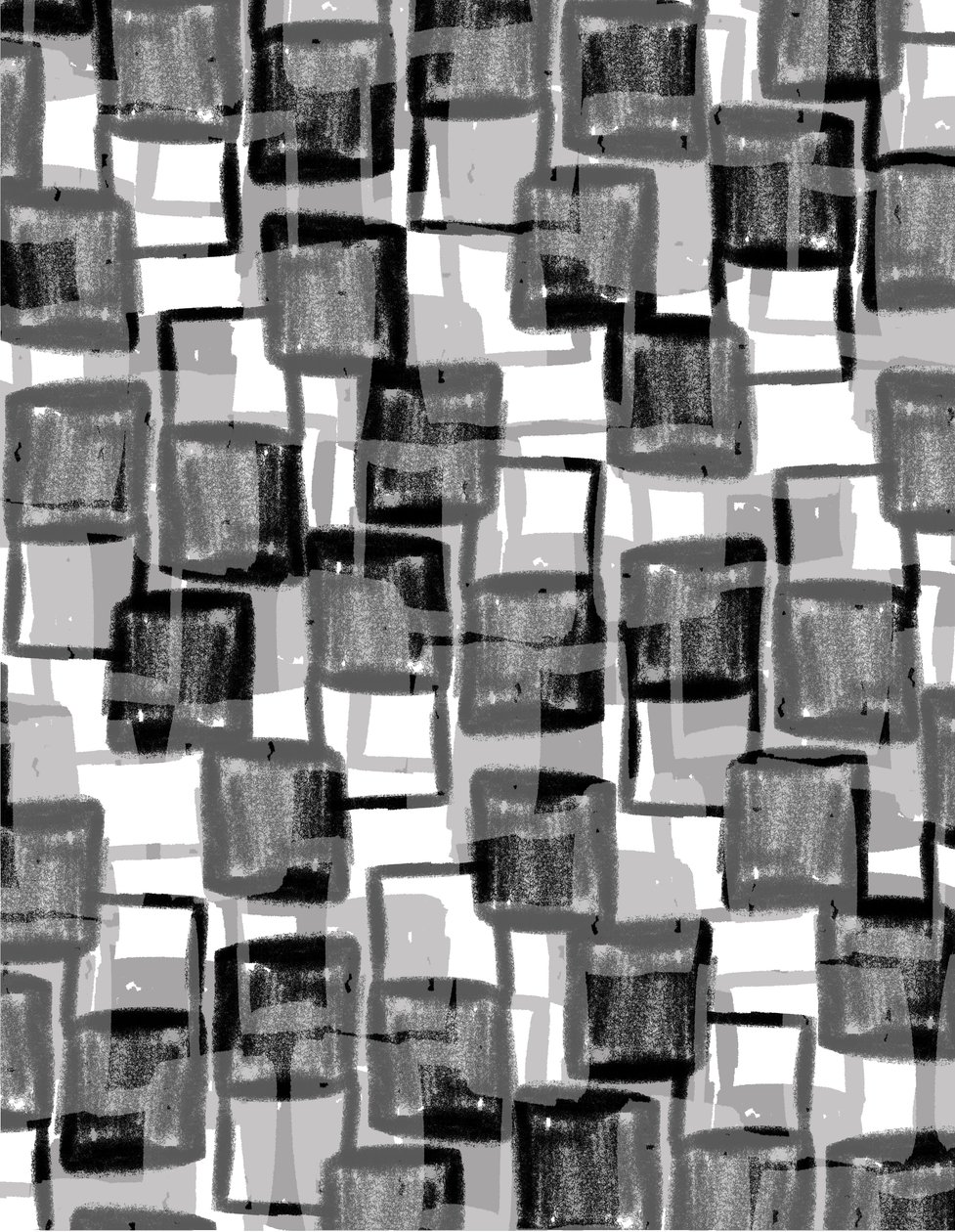 Monochromatické čtverce (digitální) od Louisa Hereford
