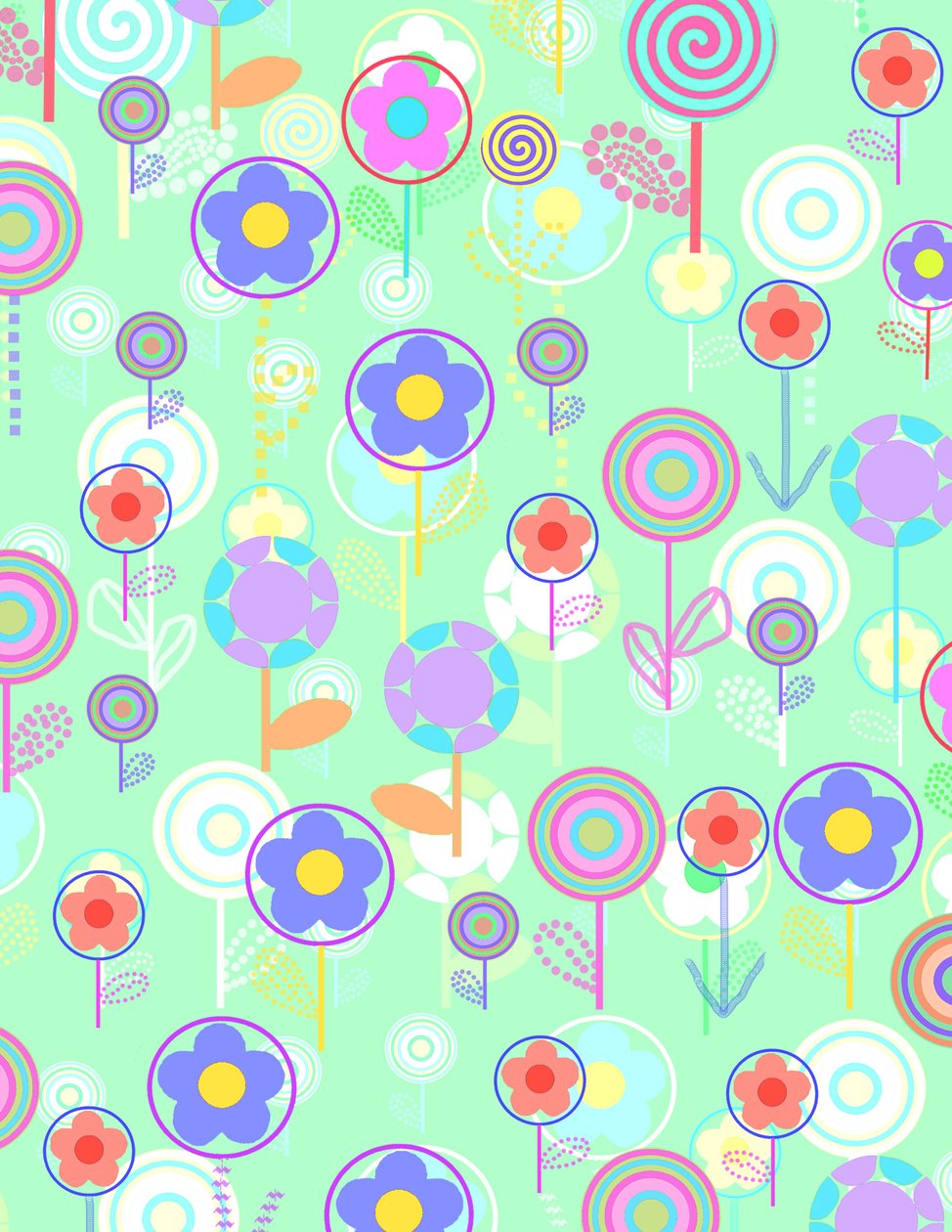 Overlayer Flowers (digitální) od Louisa Hereford