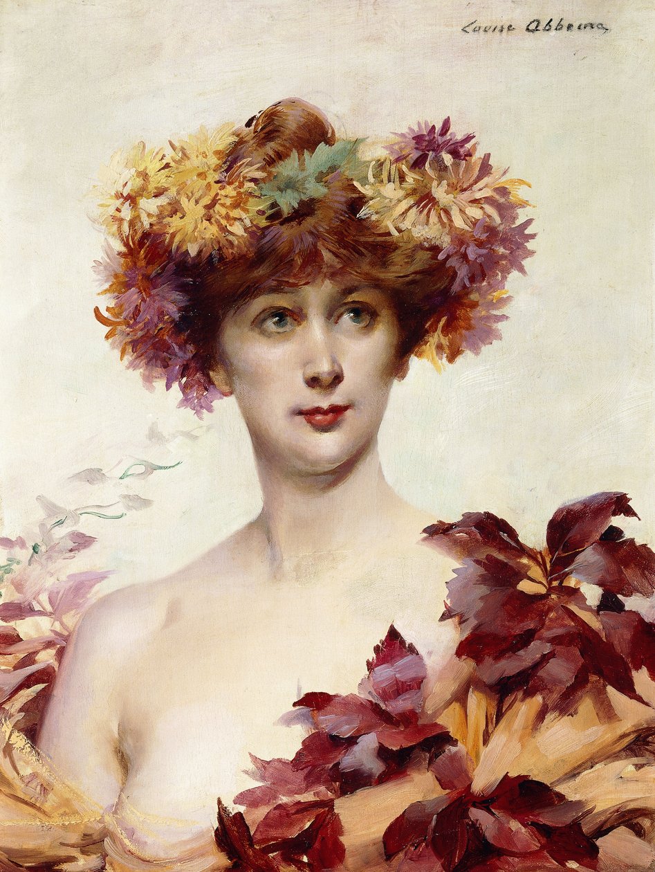 Portrét Sarah Bernhardt, od Louise Abbéma