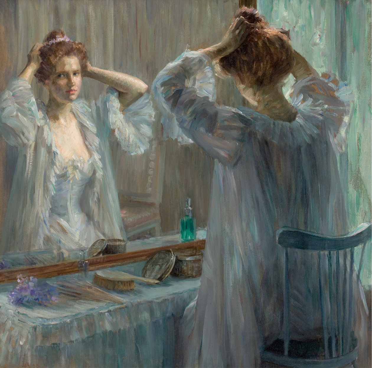 Záchod, 1898. od Marie Louise Catherine Breslau