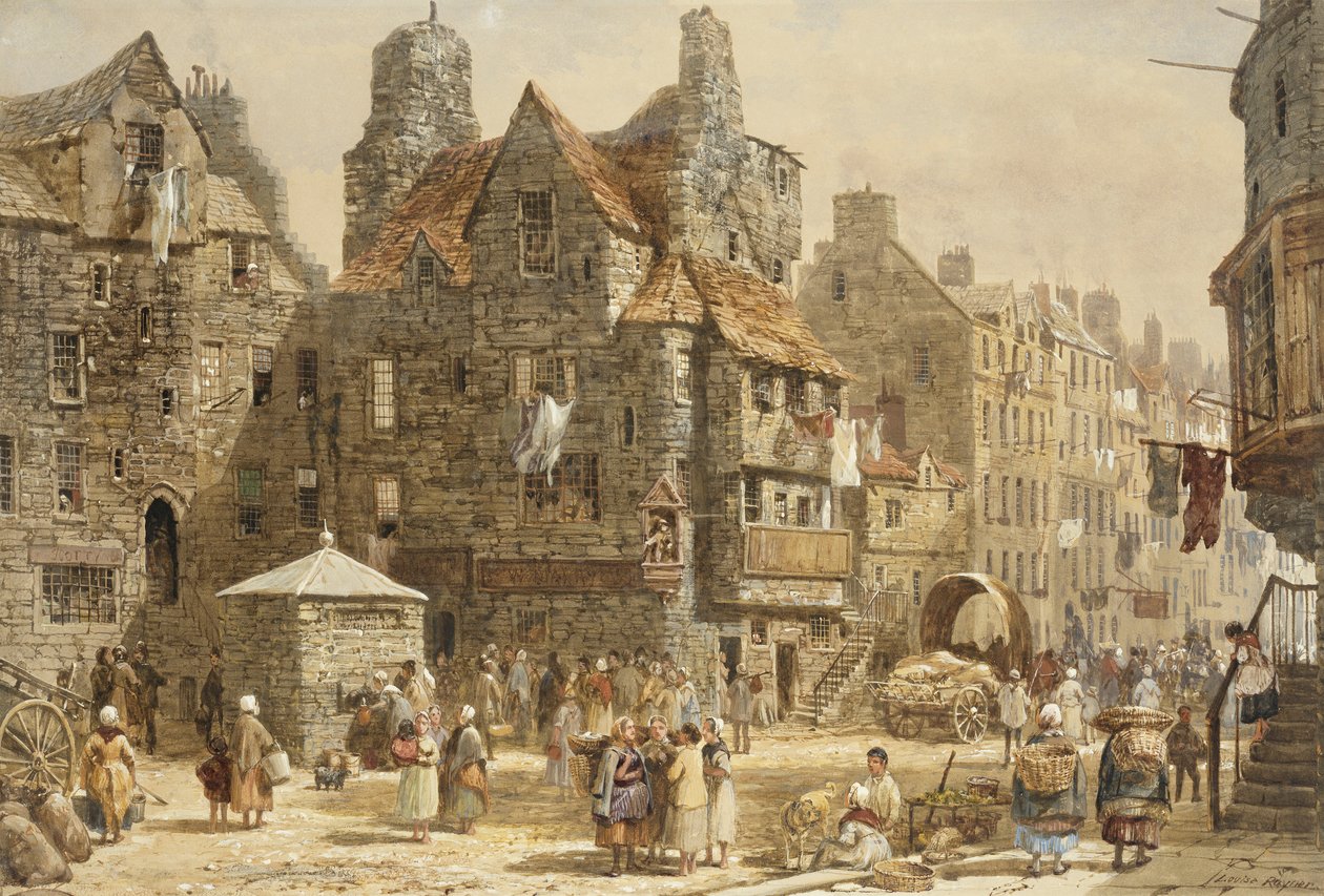 Dům Johna Knoxe, Edinburgh, od Louise Ingram Rayner