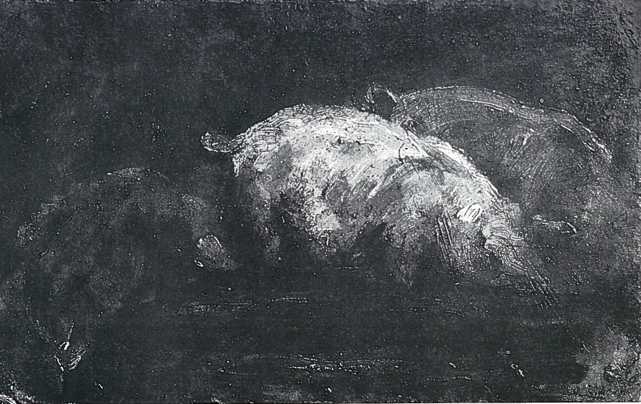 Jíst prasata od Lovis Corinth