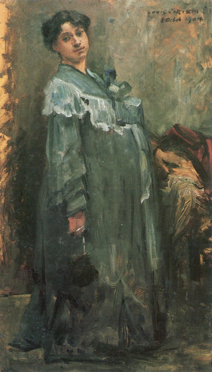 V hedvábném kabátu od Lovis Corinth
