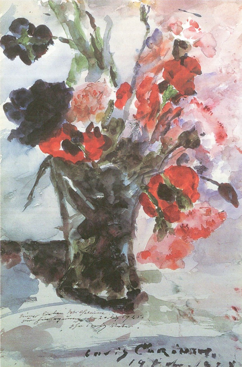 Potvrzovací květiny od Lovis Corinth