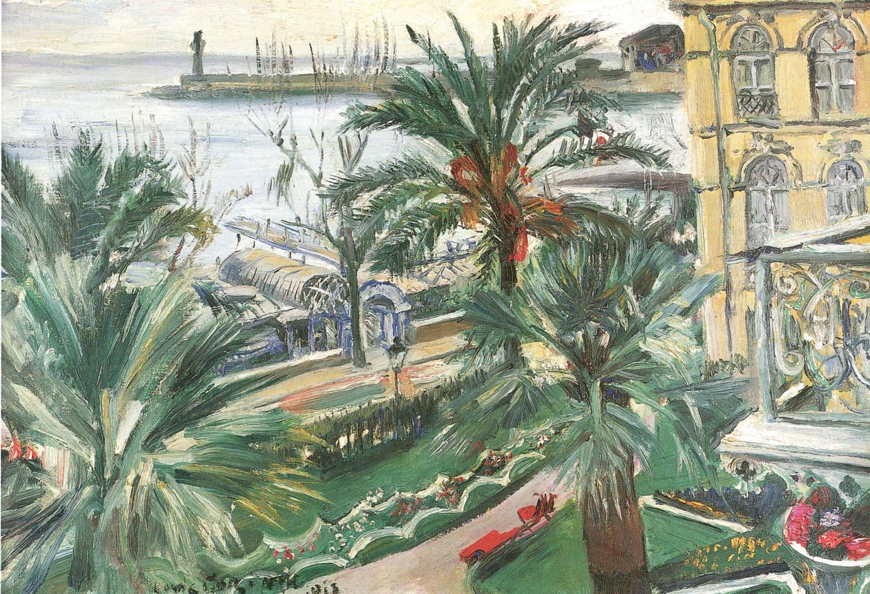 Menton Francie od Lovis Corinth