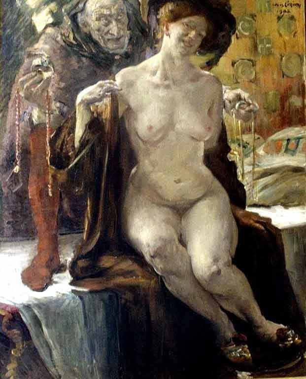 Svádění od Lovis Corinth