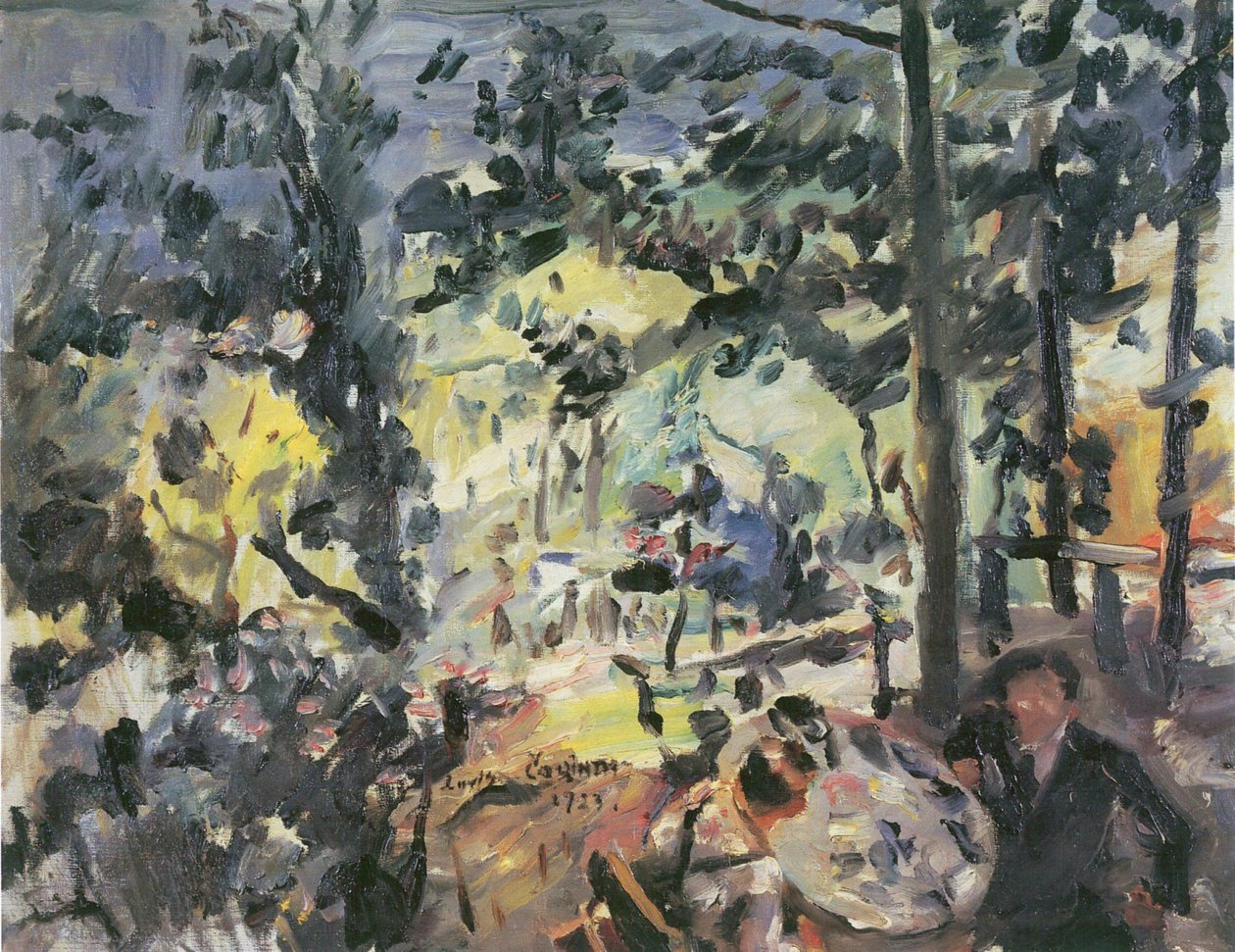 Wachensee, na terase od Lovis Corinth