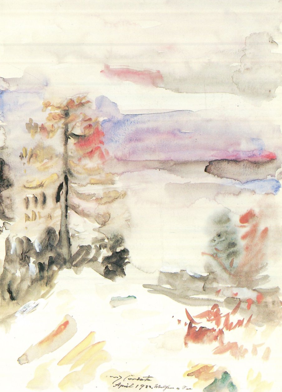 Walchensee im Fruhling od Lovis Corinth