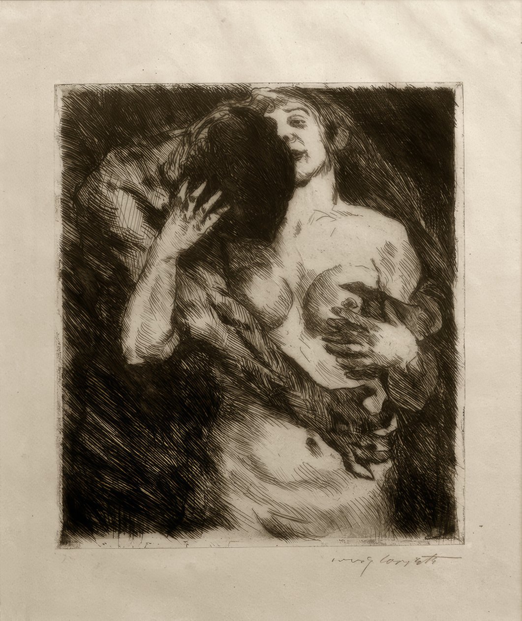 Hug od Lovis Corinth