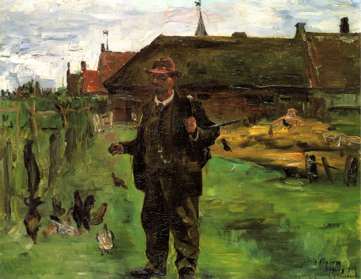 Portrét malíře Paula Bauma ve Sluis od Lovis Corinth
