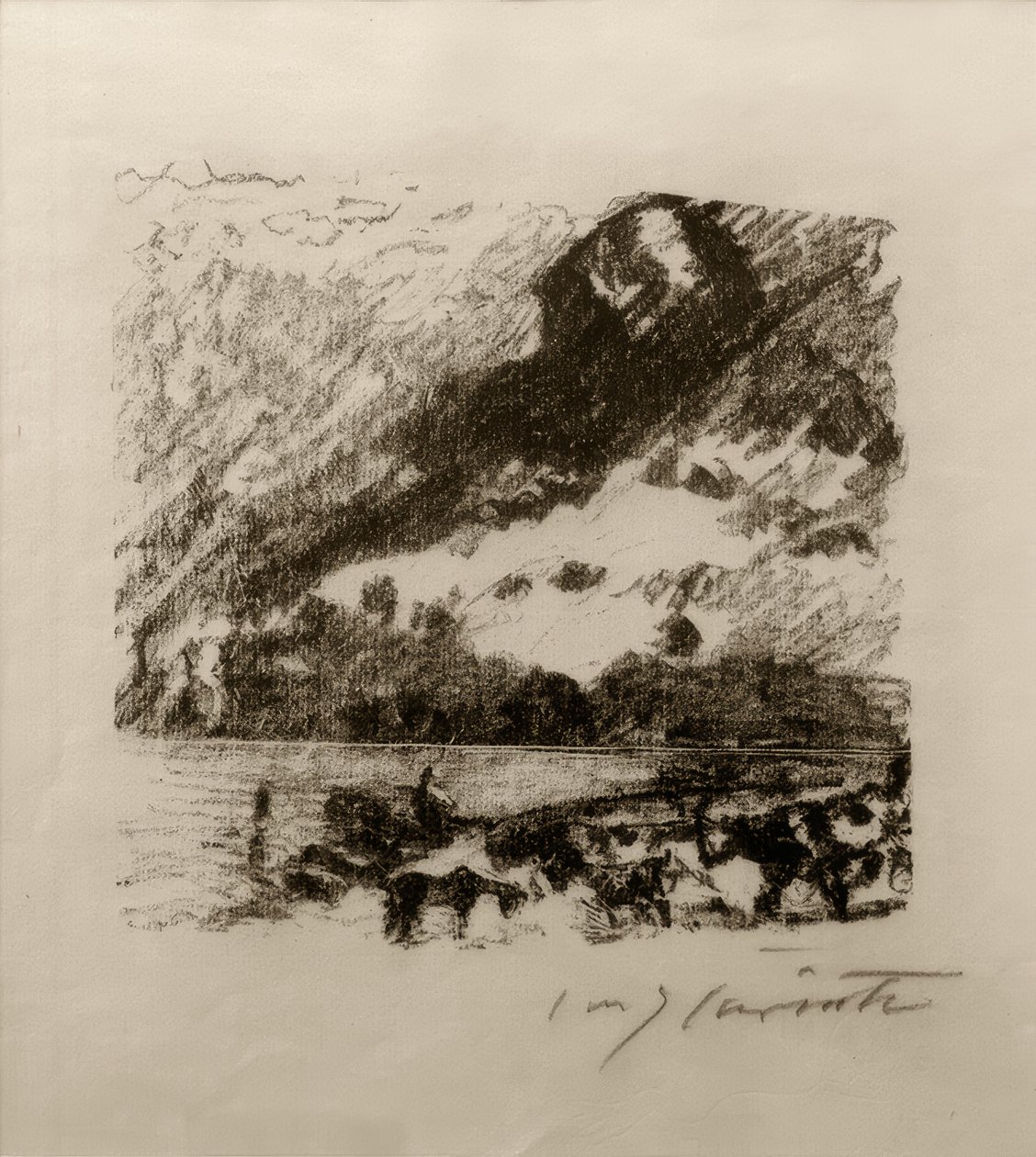 Bergsee od Lovis Corinth