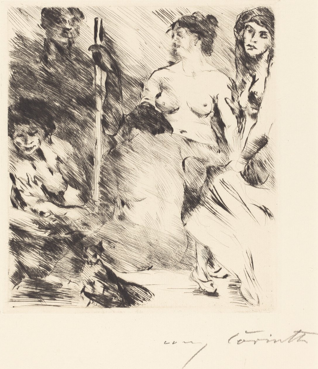 Der Harem (Harém) od Lovis Corinth