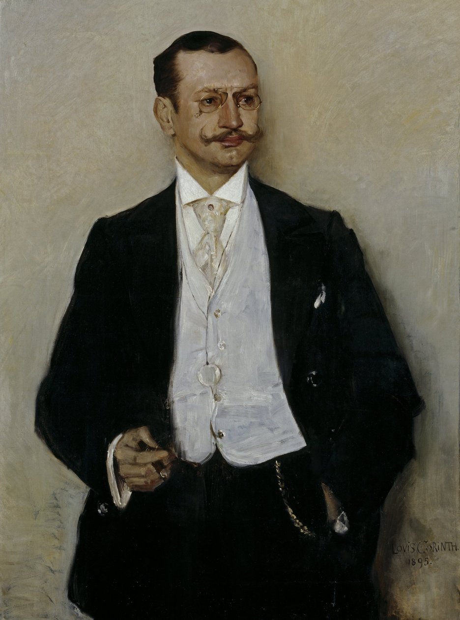 Tam Carl Strathmann maluje od Lovis Corinth