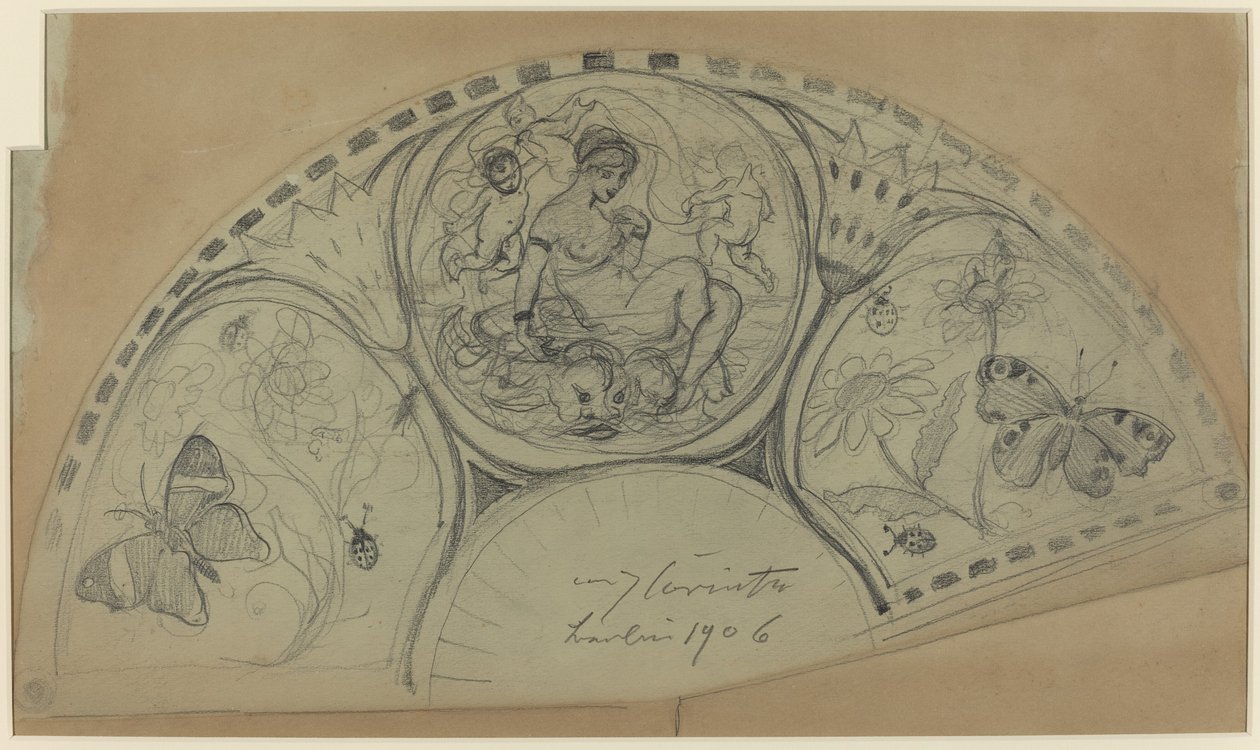 Design ventilátoru [recto] od Lovis Corinth