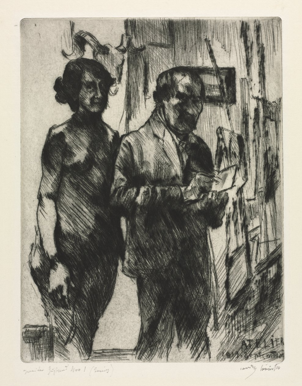 Ve studiu od Lovis Corinth