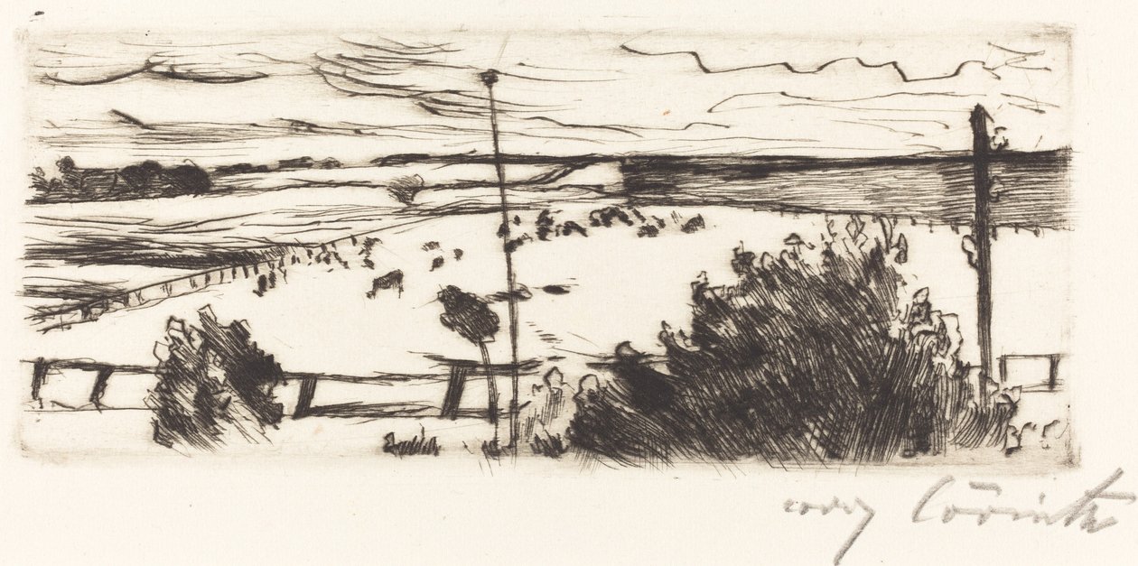 Pobřežní krajina, 1916. od Lovis Corinth