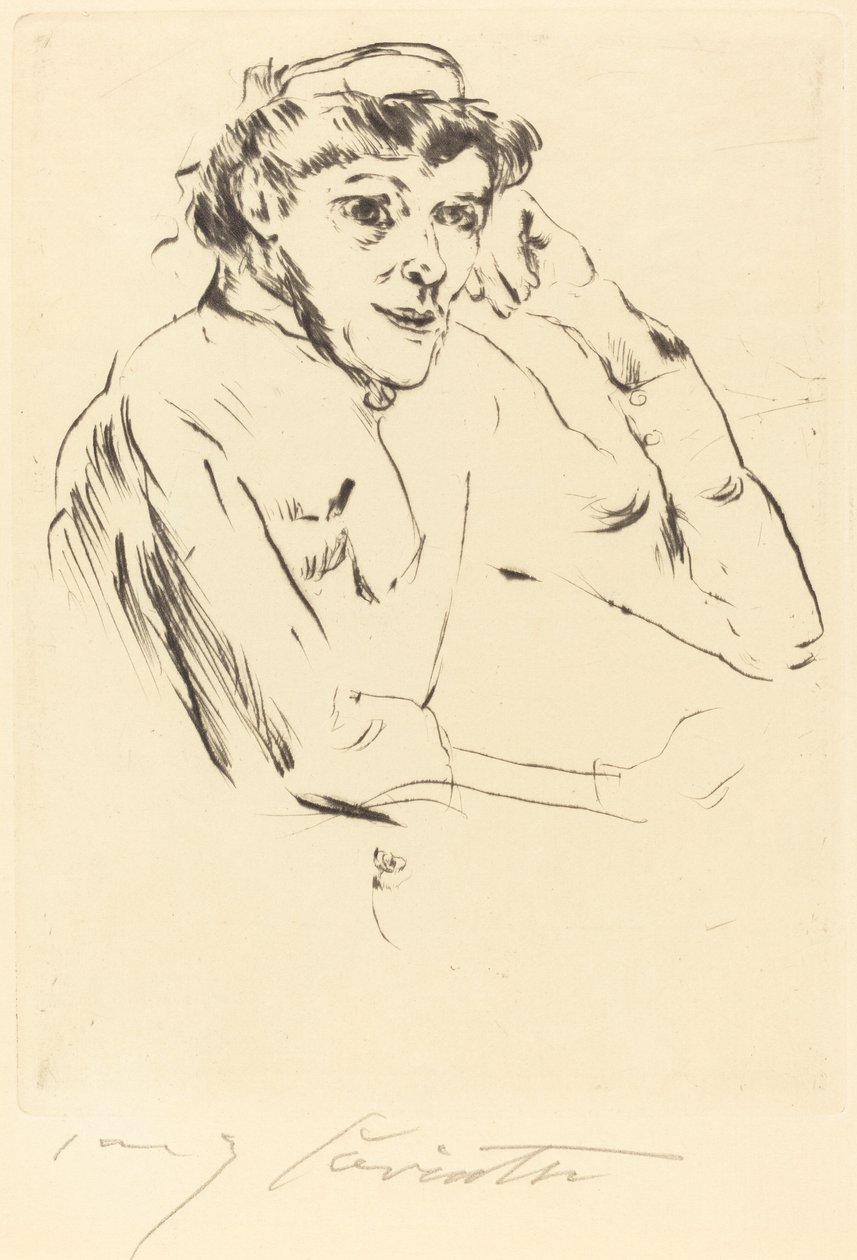 Ošetřující sestra, 1914. od Lovis Corinth