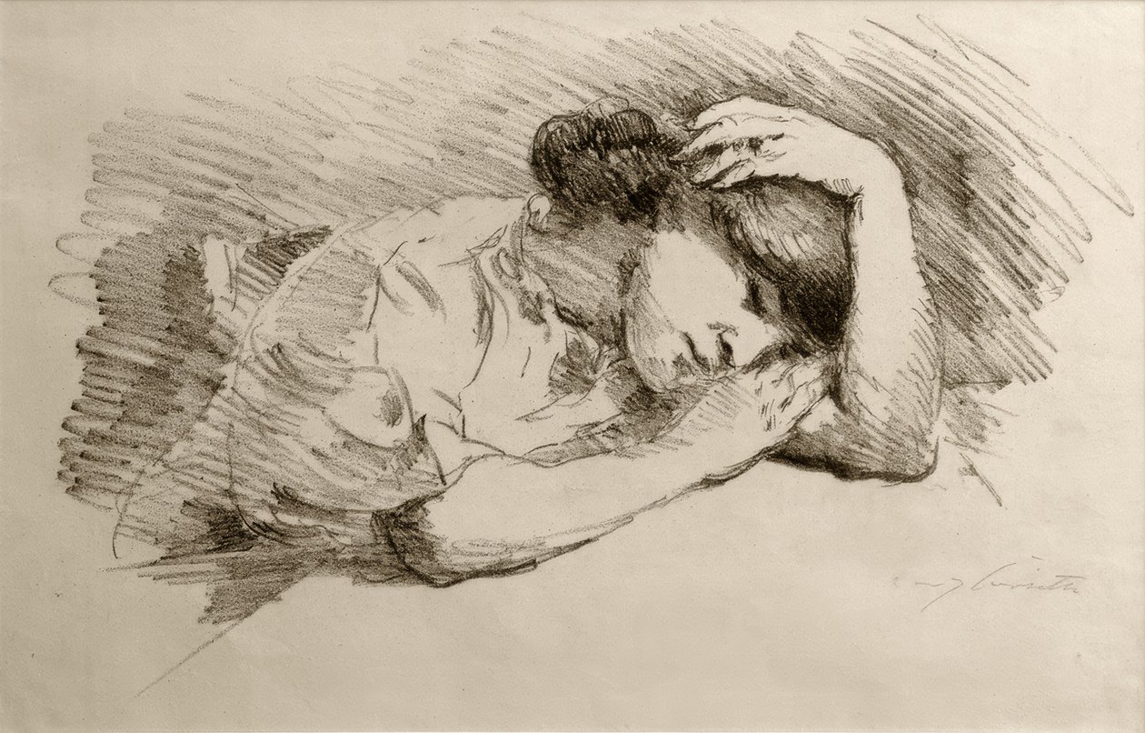 Spící od Lovis Corinth