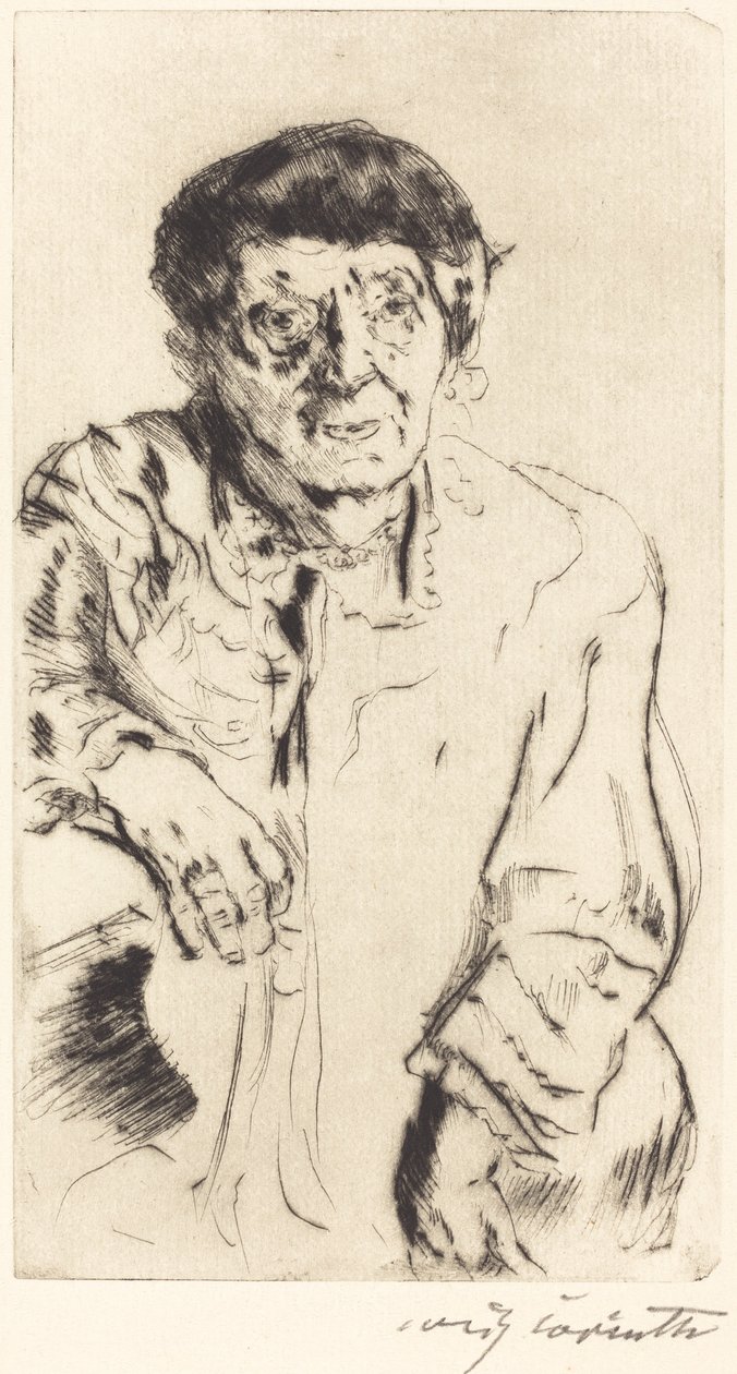 nevlastní matka od Lovis Corinth