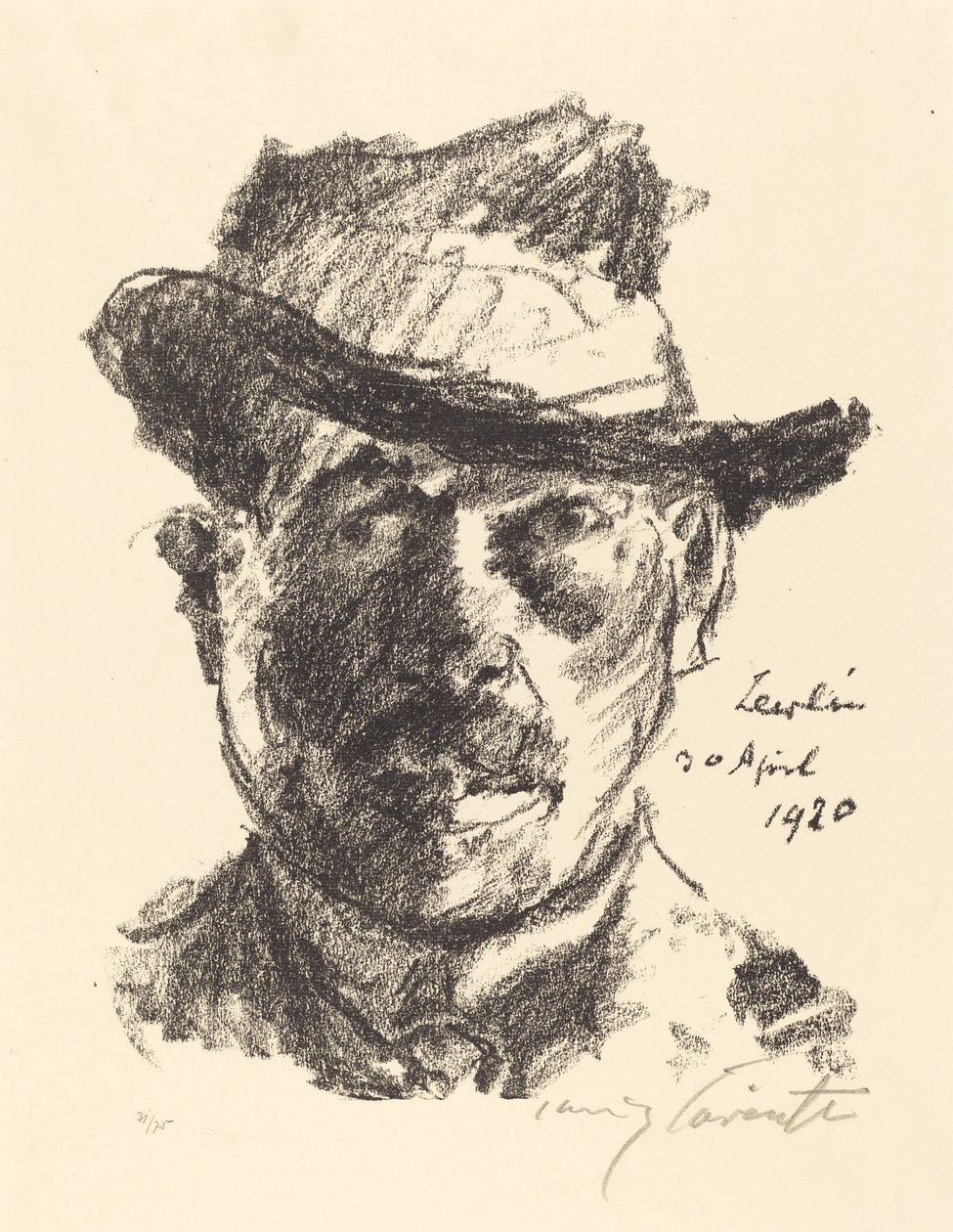 Autoportrét (Autoportrét) od Lovis Corinth