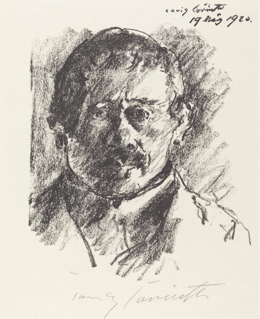 Autoportrét, 1920. od Lovis Corinth
