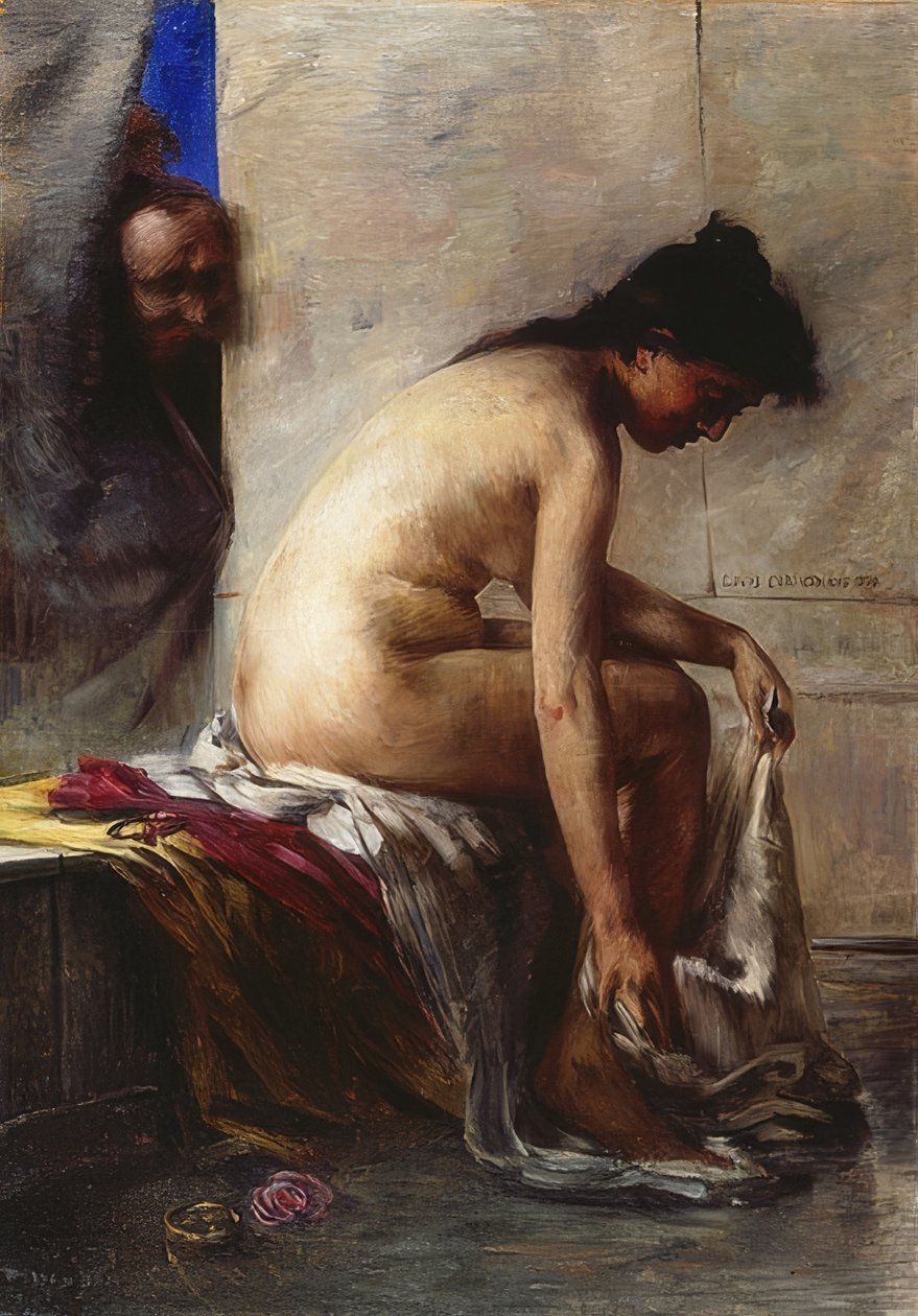 Susanna ve vaně. 1890 od Lovis Corinth