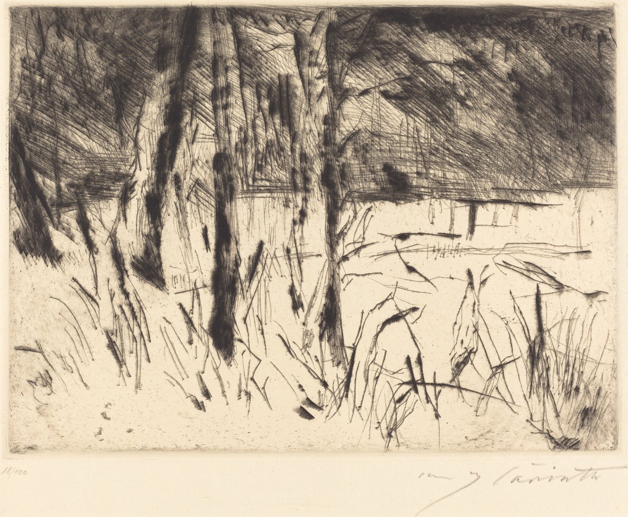 Zoologická zahrada Tiergarten, 1922. od Lovis Corinth