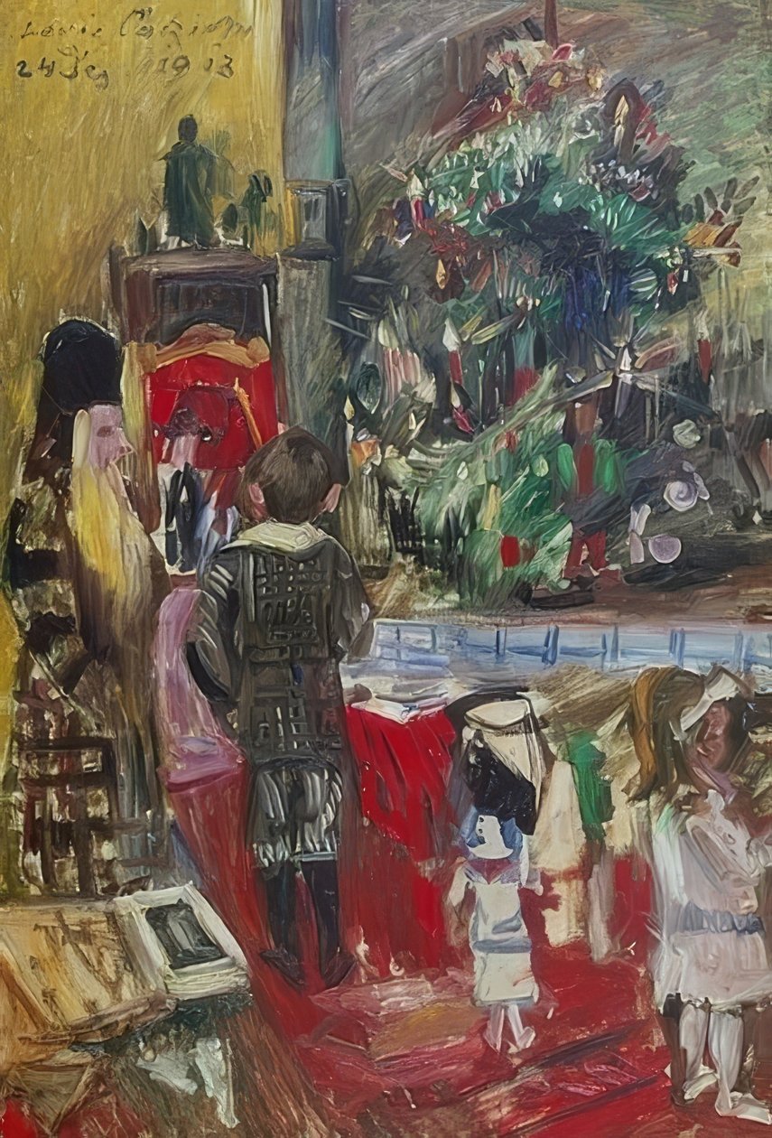Vánoční dárky. 1913 od Lovis Corinth
