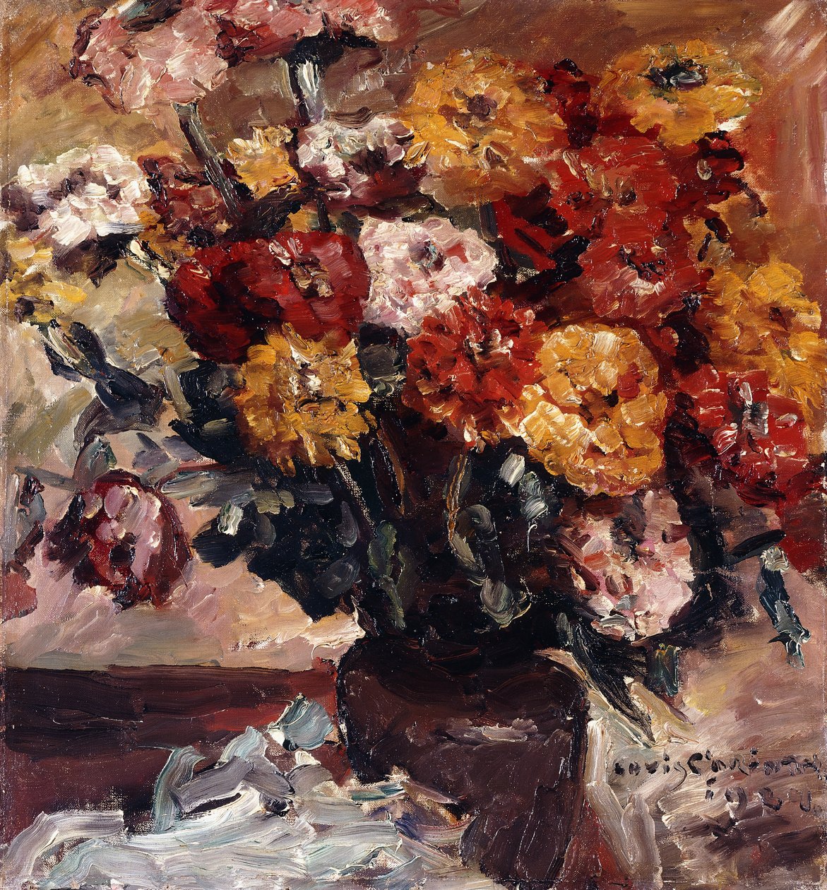 Zinni, od Lovis Corinth