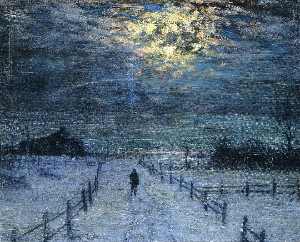 Zimní procházka od Lowell Birge Harrison