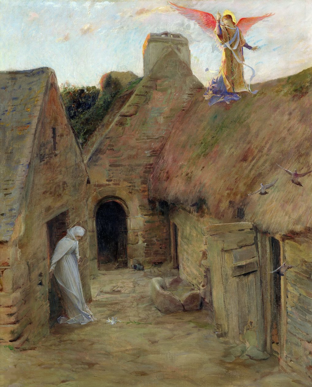 Zvěstování, 1908. od Luc Olivier Merson