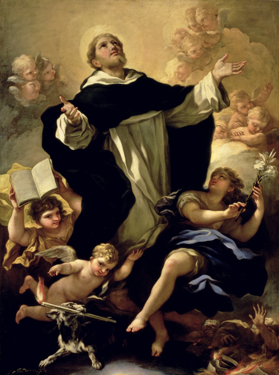 Svatý Dominik, 1170-1221 od Luca Giordano