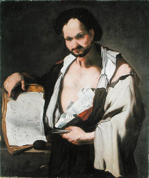 Starověký filozof od Luca Giordano