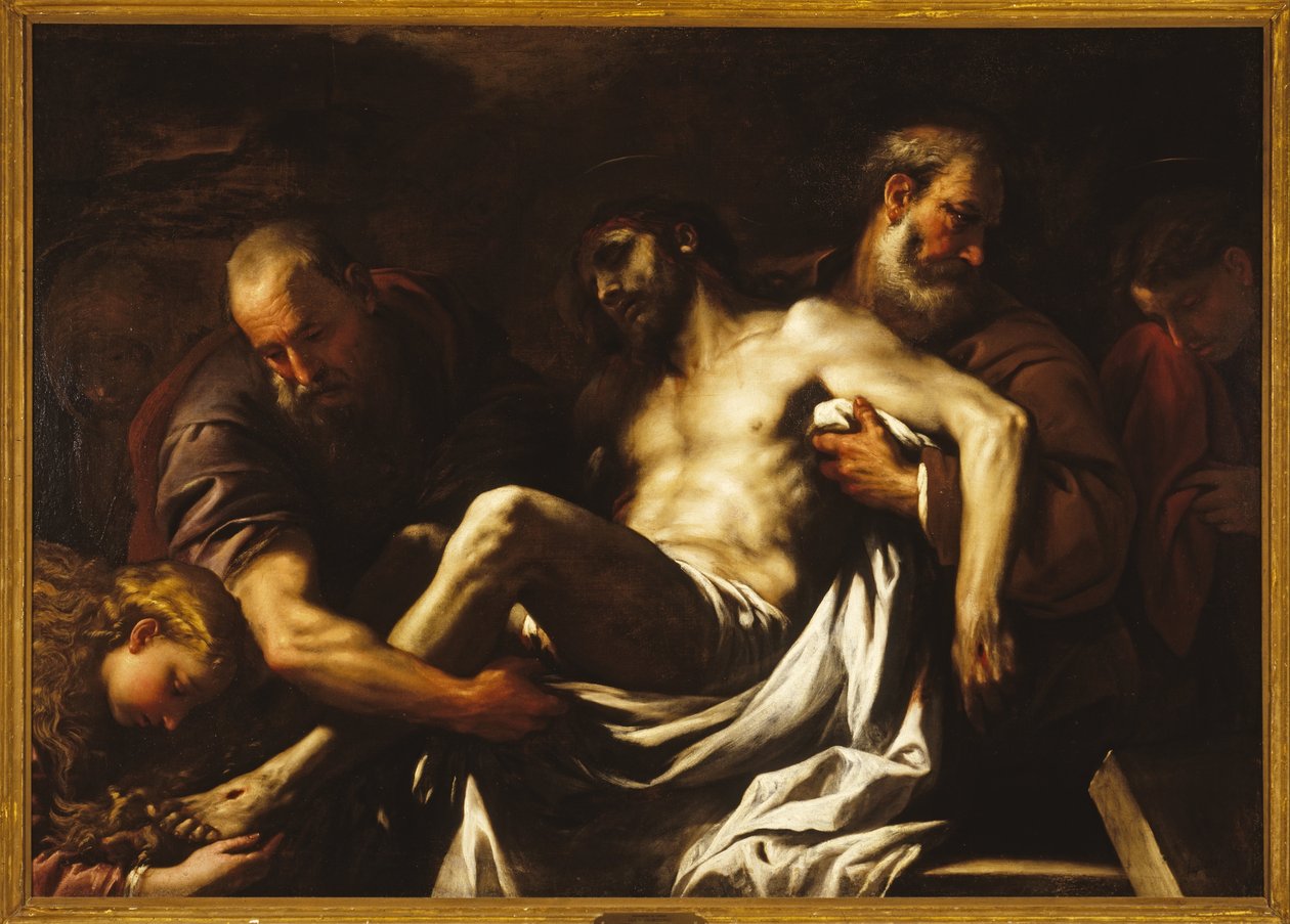 Pohřeb Krista od Luca Giordano