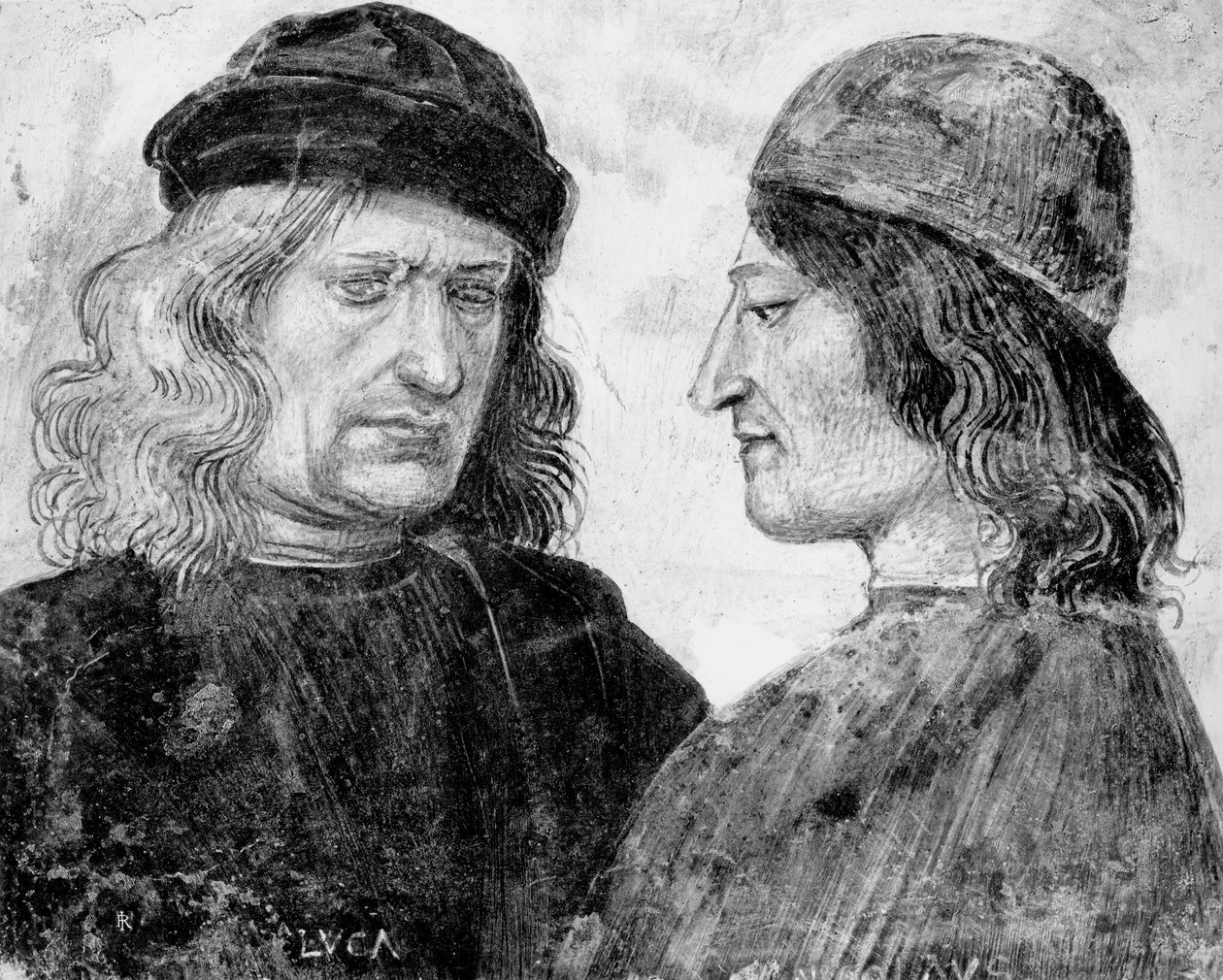 Autoportrét s Niccolem Franceschi od Luca Signorelli