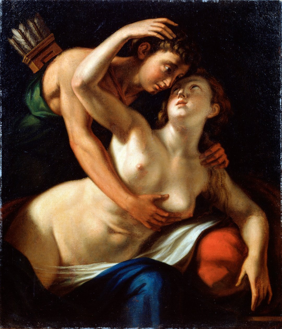Venuše a Adonis, 16. století. od Luca Cambiaso