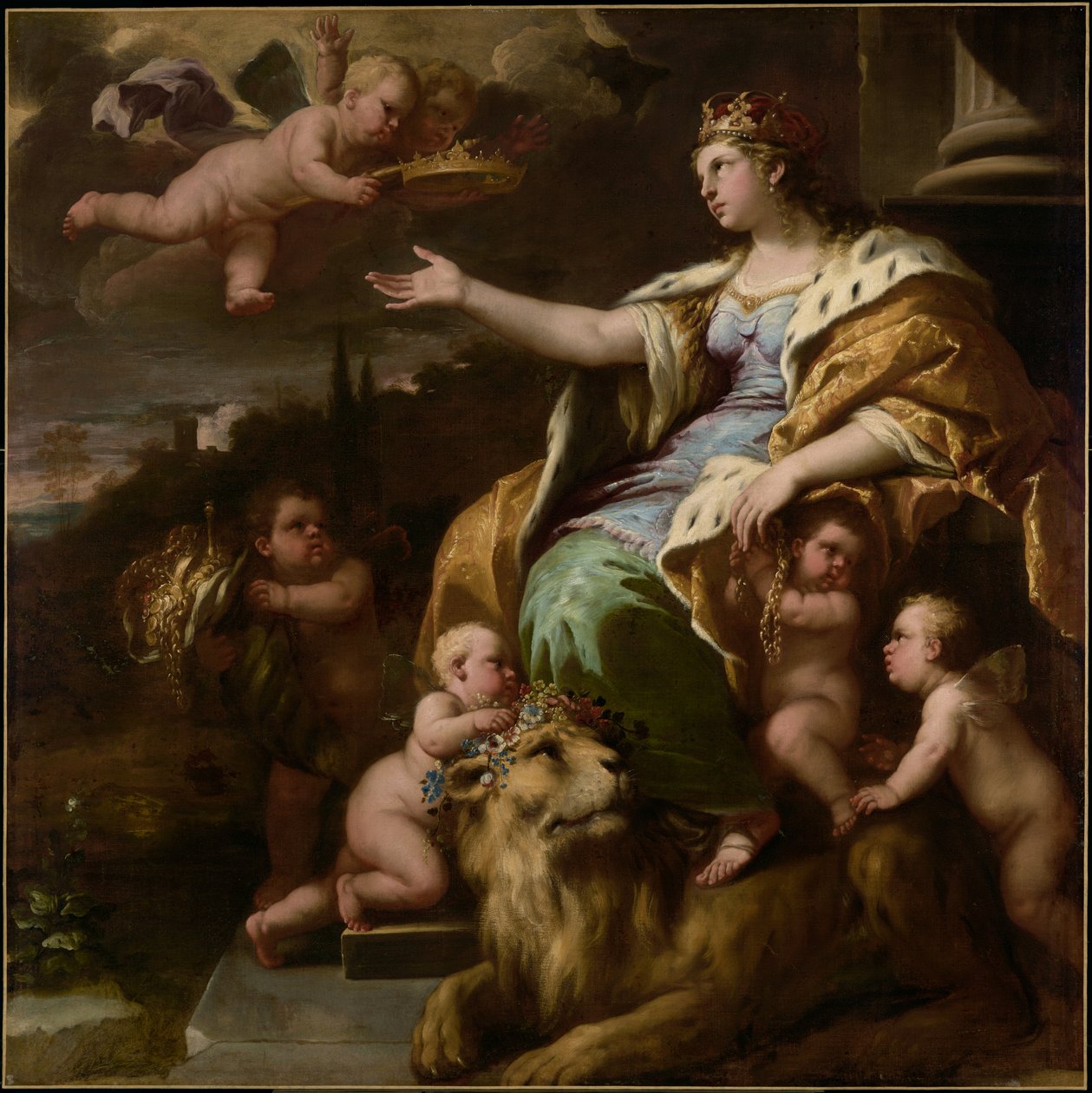Alegorie velkorysosti od Luca Giordano