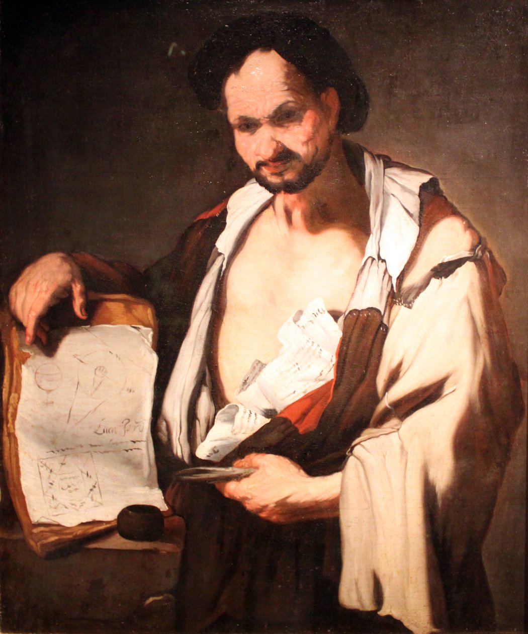 Demokritos od Luca Giordano