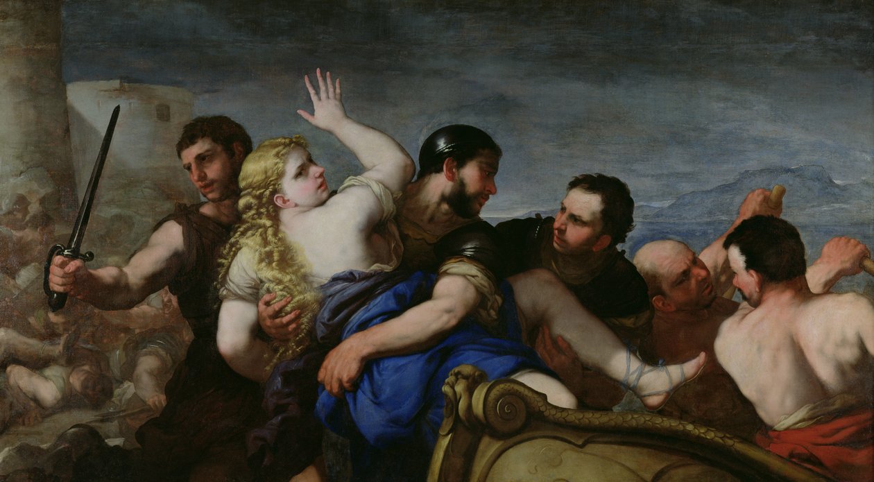únos Heleny od Luca Giordano