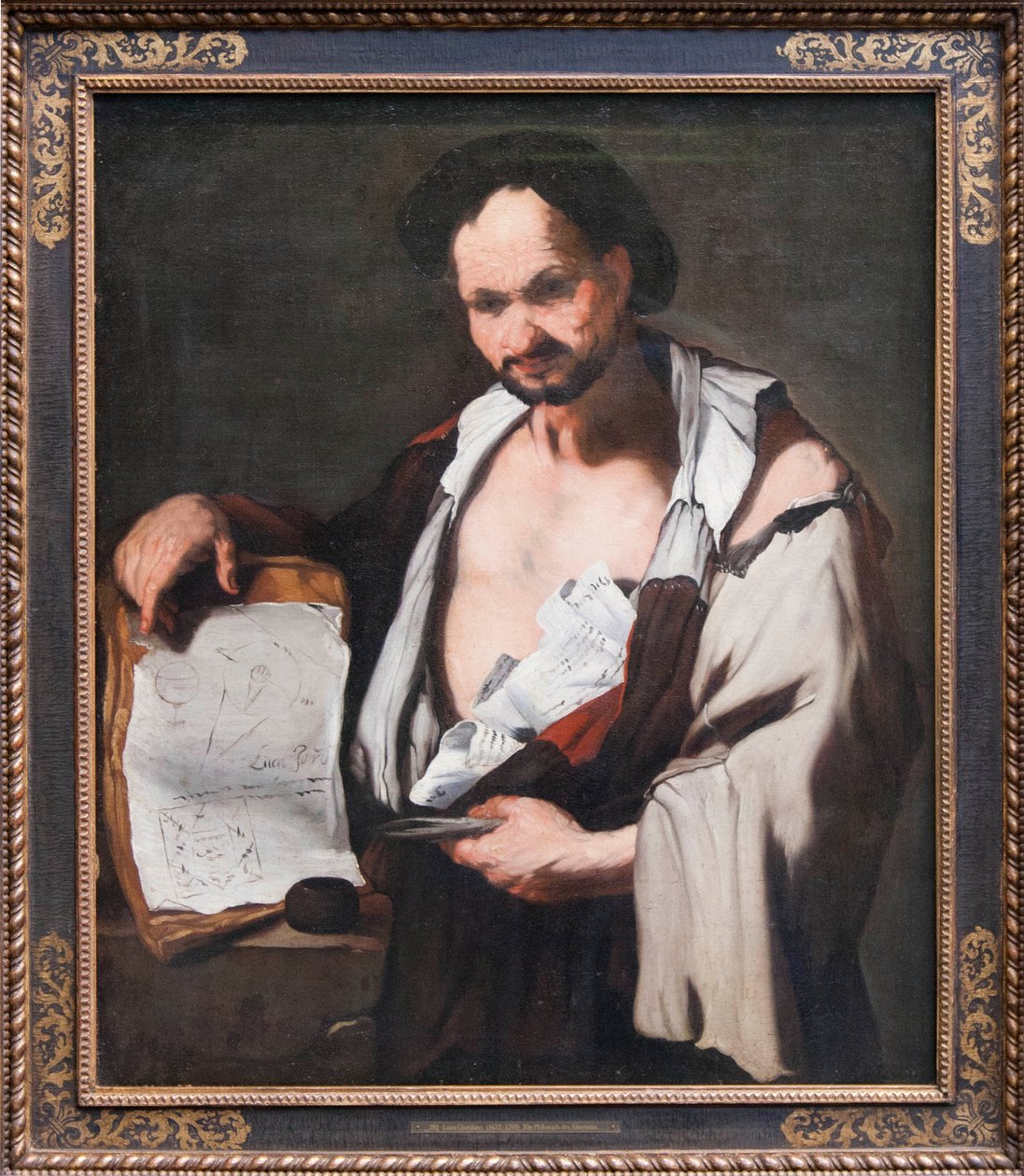 Filosof Thalés z Milétu od Luca Giordano