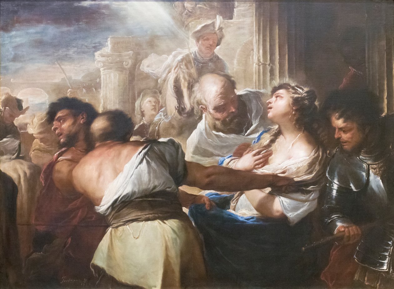 Umučení svaté Lucie od Luca Giordano