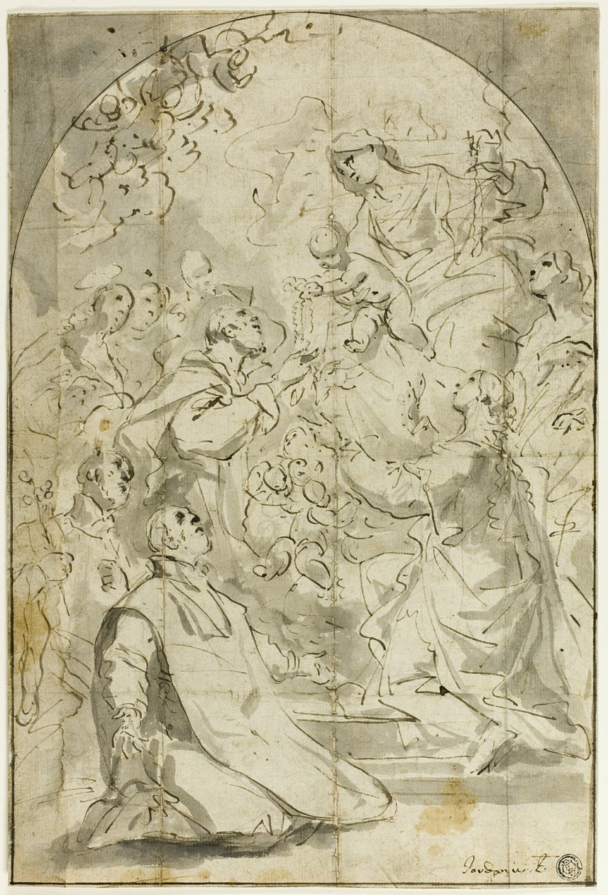 Vize svatého Dominika od Luca Giordano