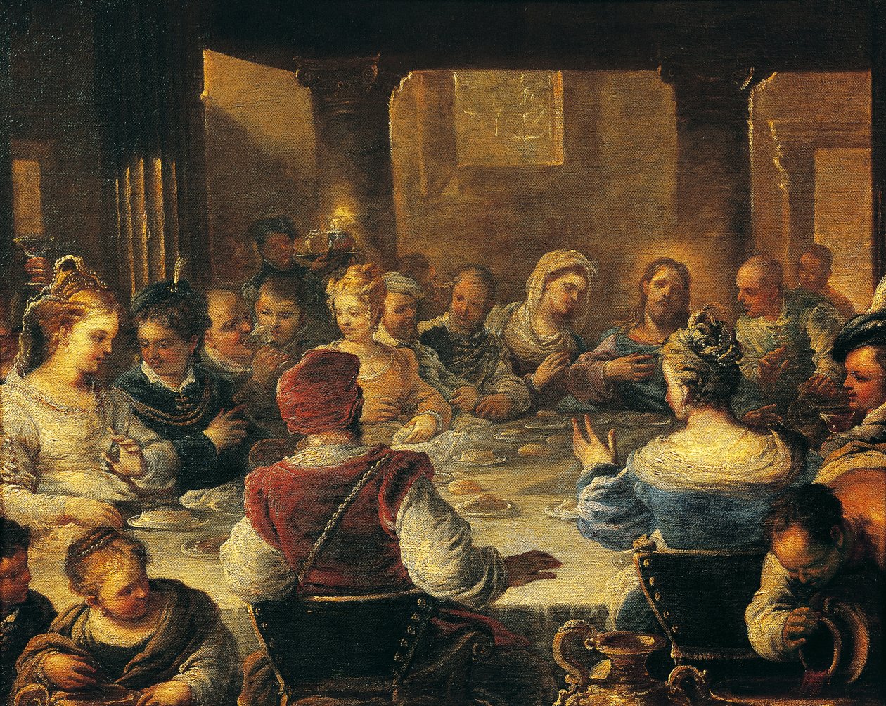 Svatba v Káně od Luca Giordano