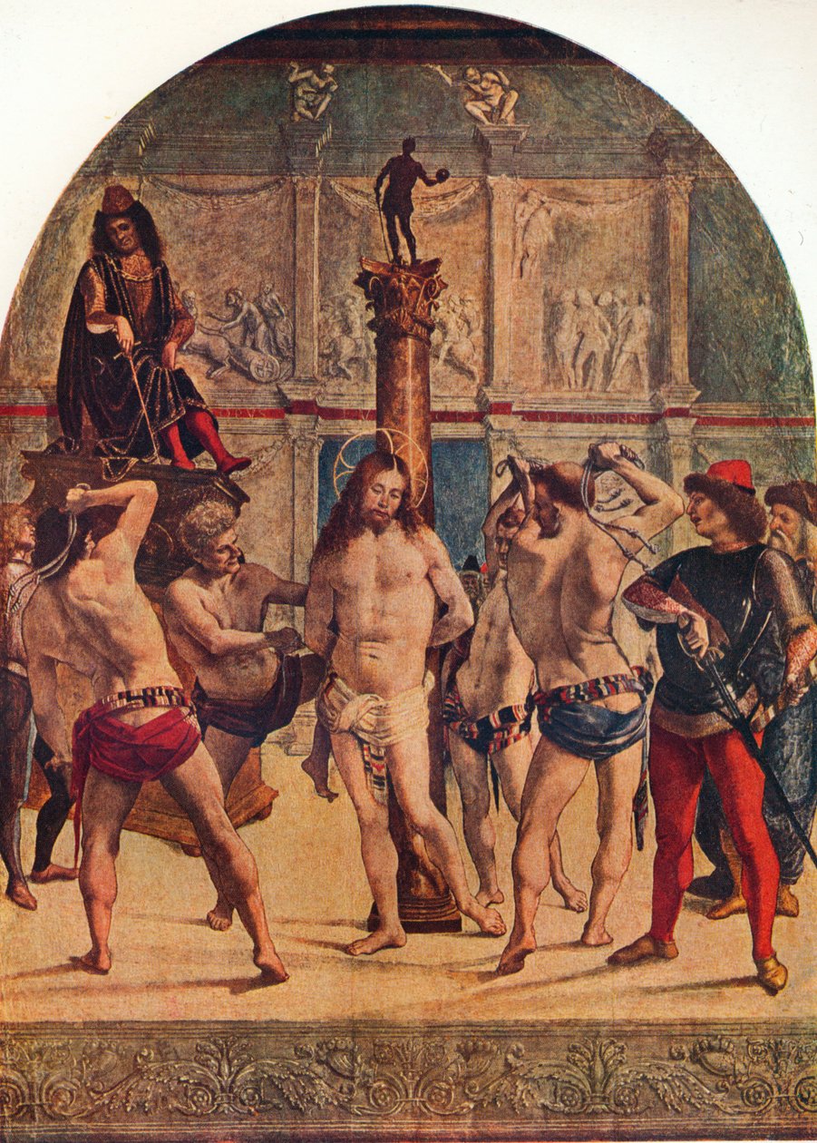 Bičování Krista, 1482-1485, 1930. od Luca Signorelli