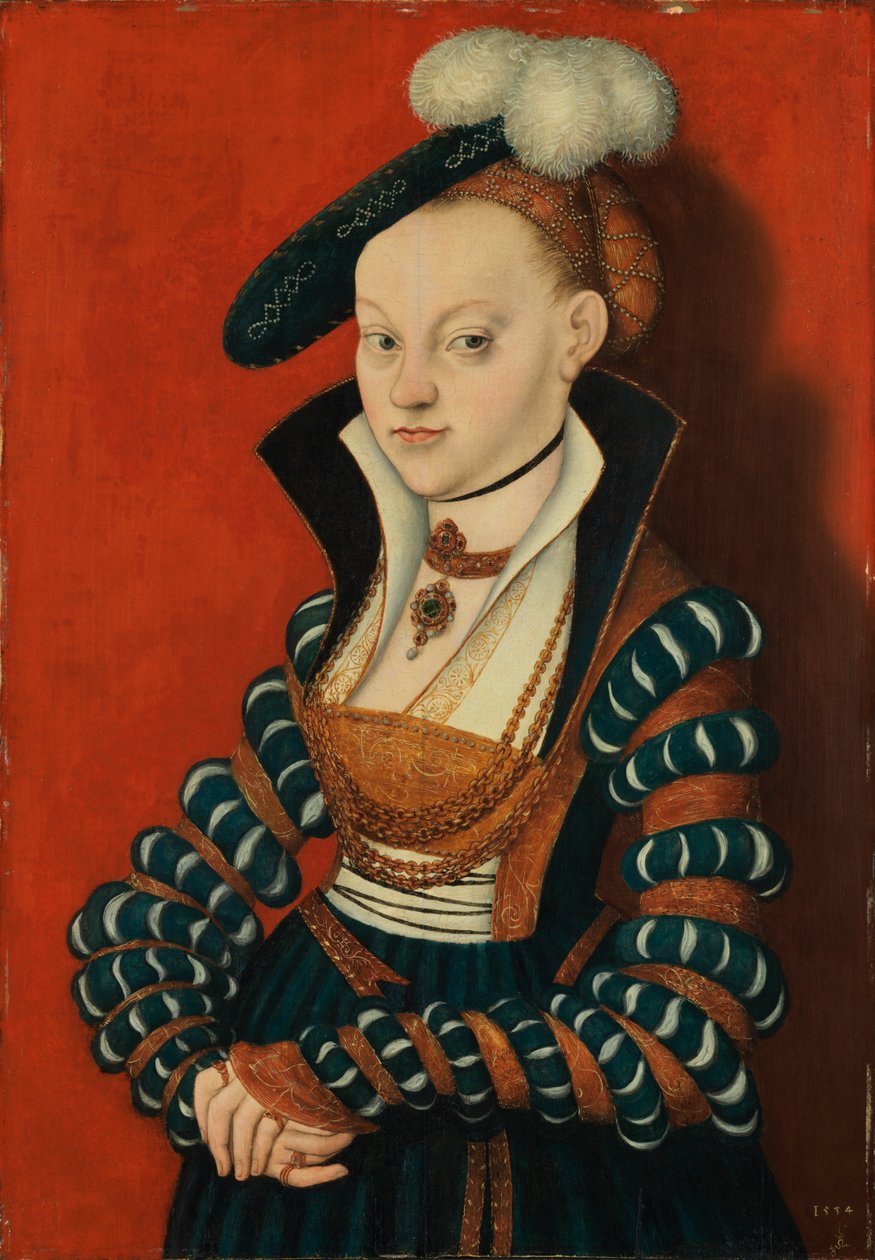 Portrét Christiane von Eulenau od Lucas Cranach the Elder