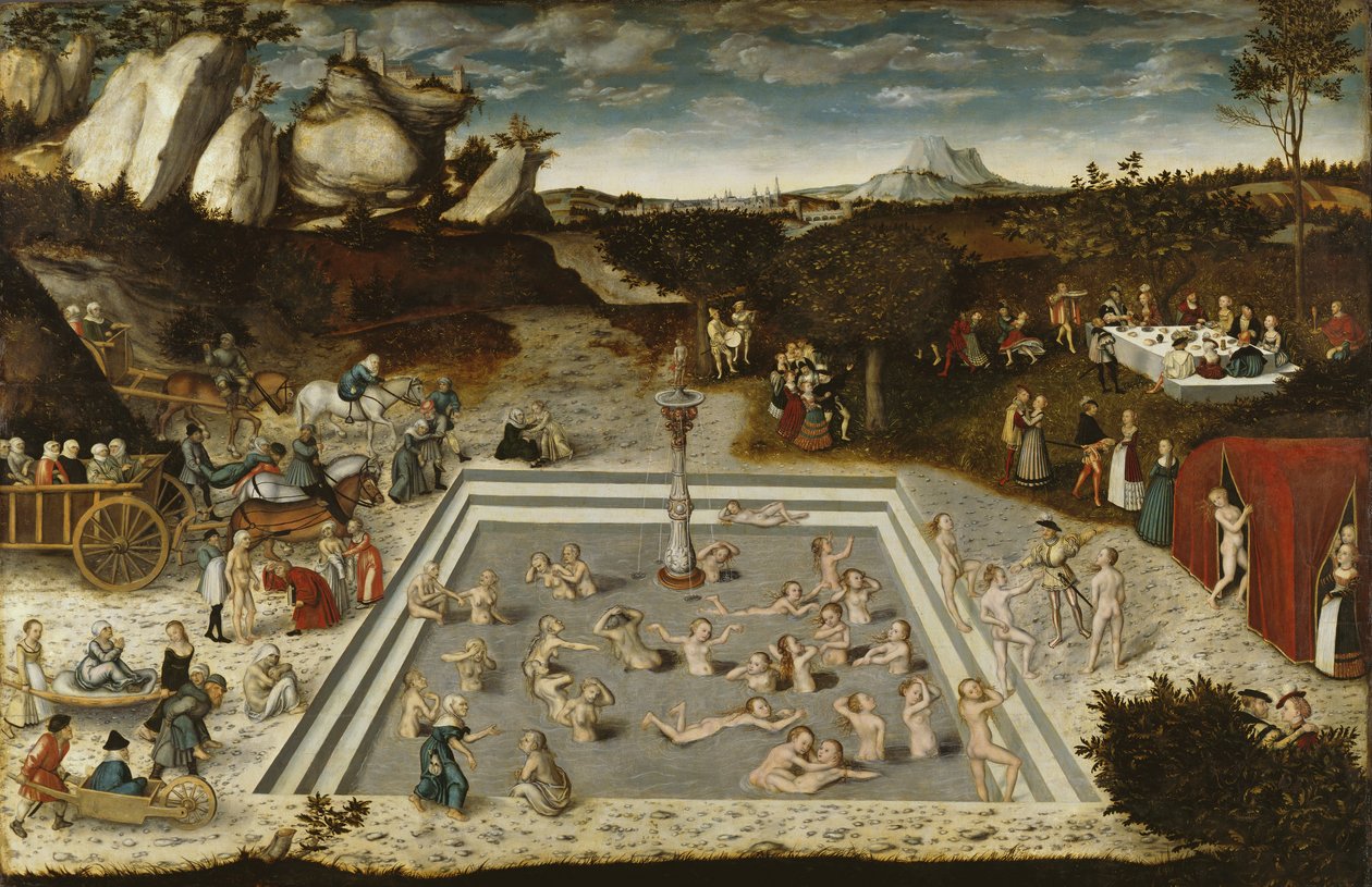 Fontána mládí od Lucas Cranach the Elder