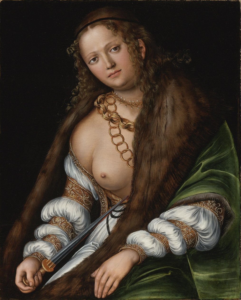 Lucretia od Lucas Cranach the Elder