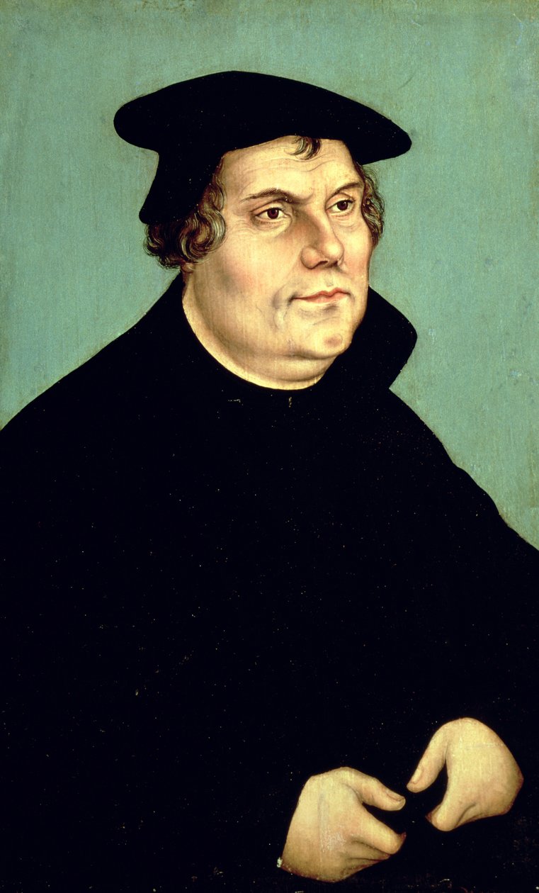 Martin Luther (1483-1546) od Lucas Cranach the Elder