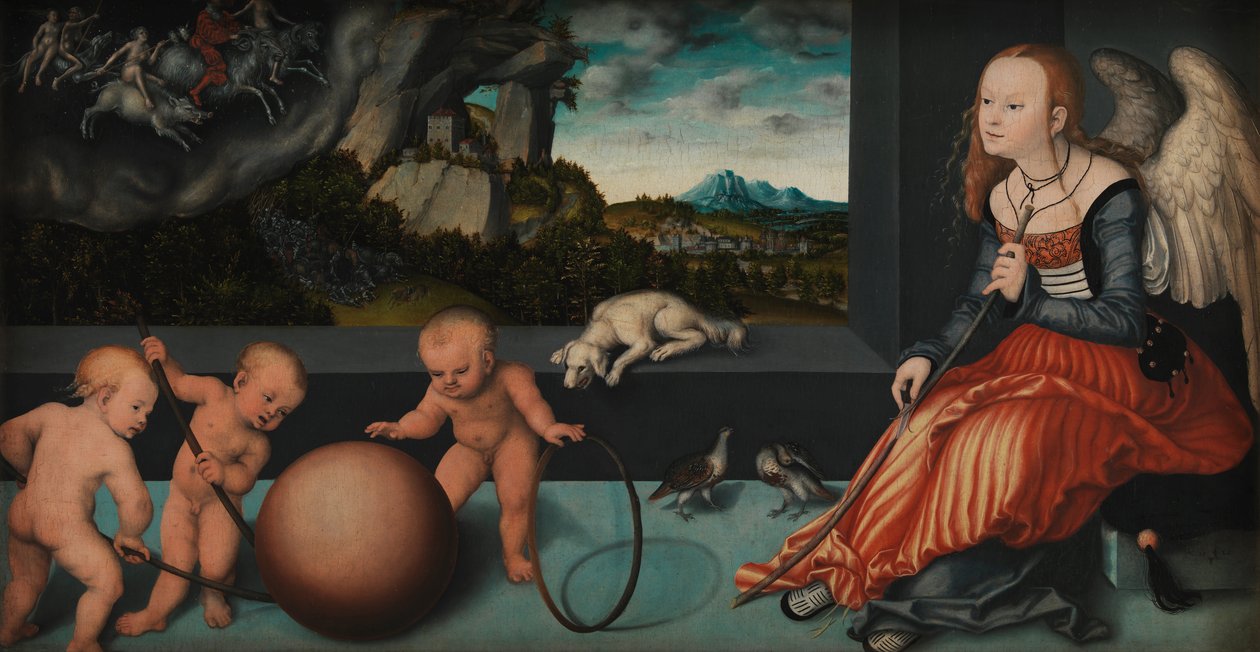 Melancholie od Lucas Cranach the Elder