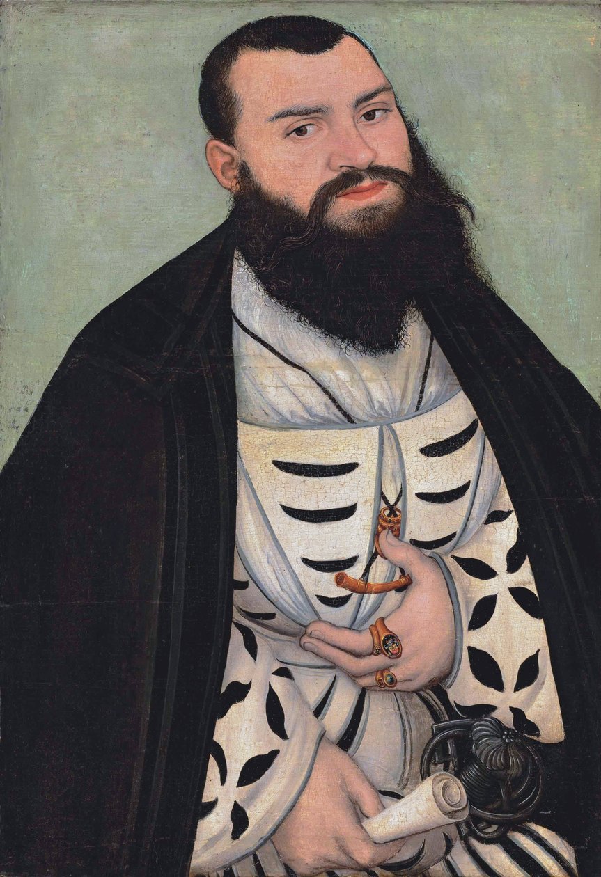 Portrét Dr. Johann Scheiring od Lucas Cranach the Elder